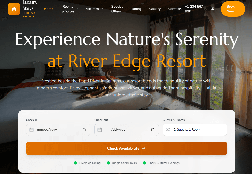 Hotel Booking Website